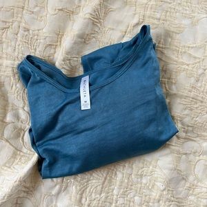 Teal Athleta top